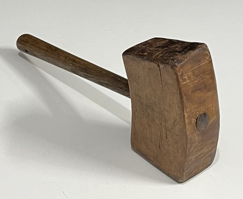 Outil ancien maillet bois - maillet,